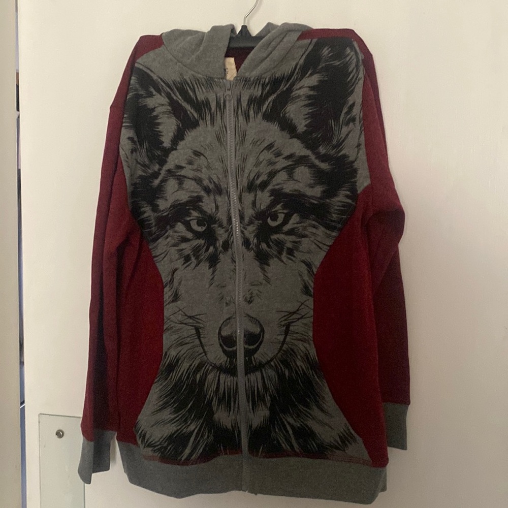 Hooded boys jacket size L